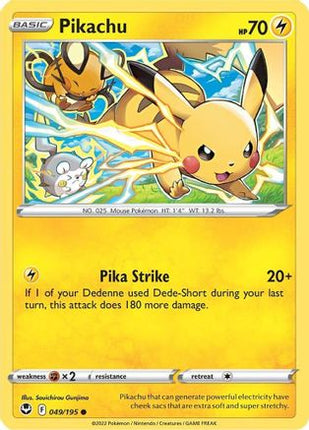 Pikachu - 49/null [SWSH12: Silver Tempest]