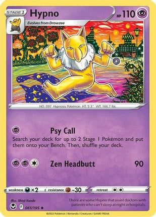 Hypno - 61/null [SWSH12: Silver Tempest] Reverse Holofoil