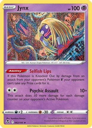 Jynx - 62/null [SWSH12: Silver Tempest] Reverse Holofoil
