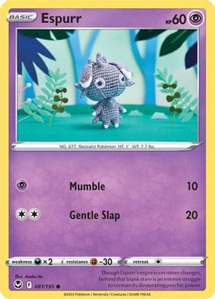 Espurr - 81/null [SWSH12: Silver Tempest]