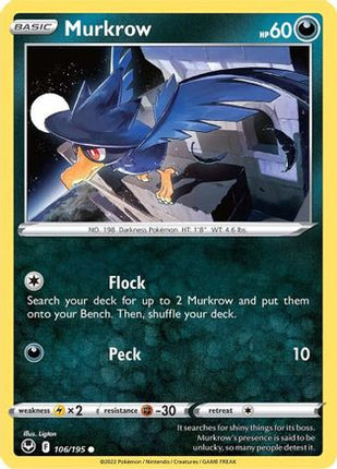 Murkrow - 106/null [SWSH12: Silver Tempest]