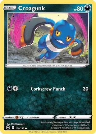Croagunk - 109/null [SWSH12: Silver Tempest] Reverse Holofoil