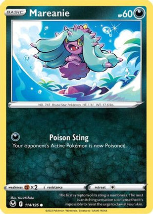 Mareanie - 114/null [SWSH12: Silver Tempest] Reverse Holofoil
