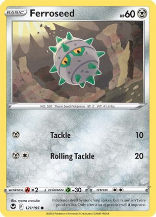 Ferroseed - 121/195 [SWSH12: Silver Tempest] Reverse Holofoil