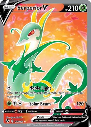 Serperior V (Full Art) - 170/null [SWSH12: Silver Tempest] Holofoil