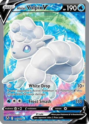 Alolan Vulpix V (Full Art) - 173/null [SWSH12: Silver Tempest] Holofoil