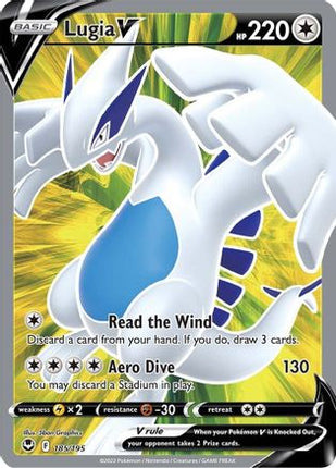 Lugia V (Full Art) - 185/null [SWSH12: Silver Tempest] Holofoil