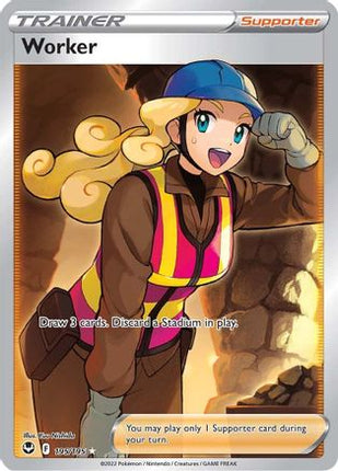 Worker (Full Art) - 195/null [SWSH12: Silver Tempest] Holofoil