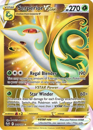 Serperior VSTAR (Secret) (210) - 210/null [SWSH12: Silver Tempest] Holofoil
