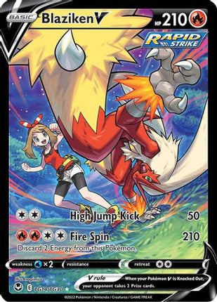 Blaziken V - TG14/null [SWSH12: Silver Tempest Trainer Gallery] Holofoil