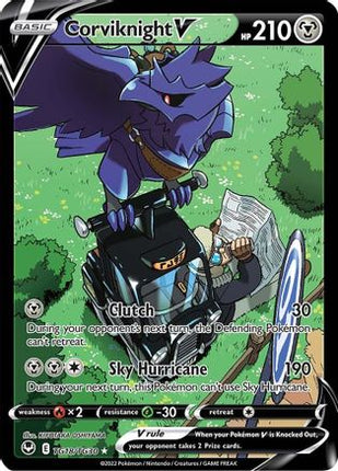 Corviknight V - TG18/null [SWSH12: Silver Tempest Trainer Gallery] Holofoil