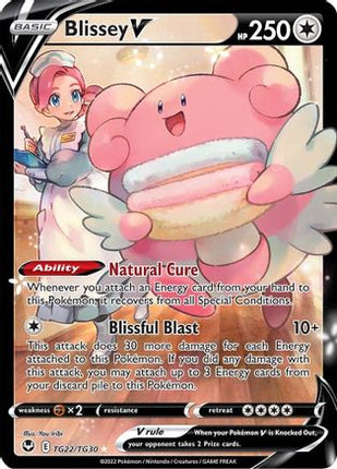 Blissey V - TG22/null [SWSH12: Silver Tempest Trainer Gallery] Holofoil