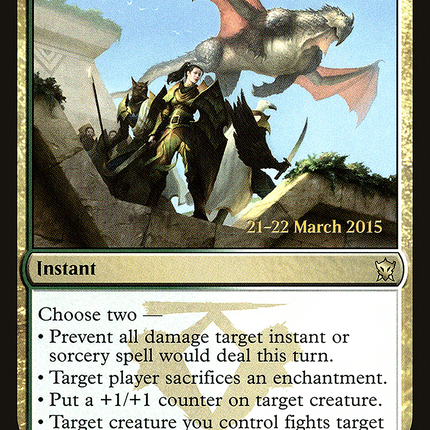 Dromoka's Command [Dragons of Tarkir Promos] Prerelease Foil