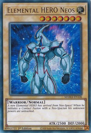 Elemental HERO Neos (Ultra Pharaoh's Rare)  [MAMA-EN106] 1st Edition