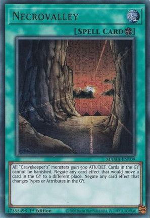 Necrovalley (Ultra Pharaoh's Rare)  [MAMA-EN109] 1st Edition