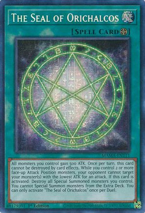 The Seal of Orichalcos (Ultra Pharaoh's Rare)  [MAMA-EN111] 1st Edition