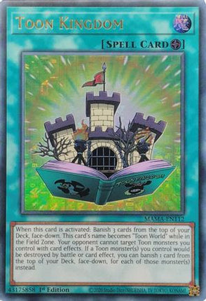 Toon Kingdom (Ultra Pharaoh's Rare)  [MAMA-EN112] 1st Edition