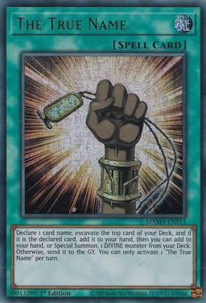 The True Name (Ultra Pharaoh's Rare)  [MAMA-EN113] 1st Edition