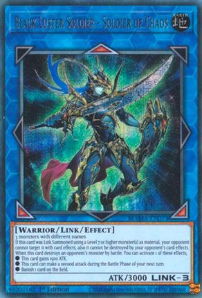 Black Luster Soldier - Soldier of Chaos (Ultra Pharaoh's Rare)  [MAMA-EN073] 1st Edition