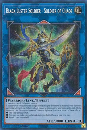 Black Luster Soldier - Soldier of Chaos (Secret Pharaoh's Rare)  [MAMA-EN073] 1st Edition