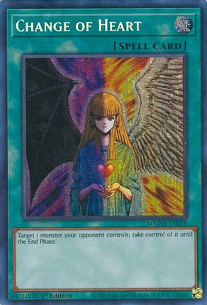 Change of Heart (Secret Pharaoh's Rare)  [MAMA-EN078] 1st Edition