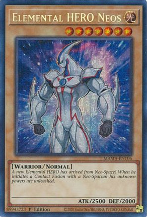 Elemental HERO Neos (Secret Pharaoh's Rare)  [MAMA-EN106] 1st Edition