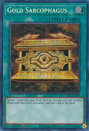 Gold Sarcophagus (Secret Pharaoh's Rare)  [MAMA-EN110] 1st Edition