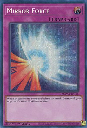 Mirror Force (Secret Pharaoh's Rare)  [MAMA-EN115] 1st Edition