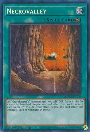 Necrovalley (Secret Pharaoh's Rare)  [MAMA-EN109] 1st Edition