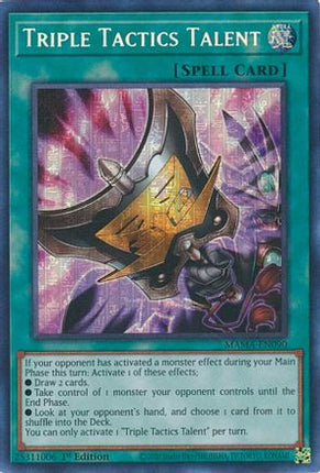 Triple Tactics Talent (Secret Pharaoh's Rare)  [MAMA-EN090] 1st Edition