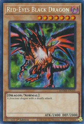Red-Eyes Black Dragon (Secret Pharaoh's Rare)  [MAMA-EN105] 1st Edition