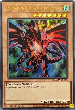 Red-Eyes Black Dragon (Ultra Pharaoh's Rare)  [MAMA-EN105] 1st Edition