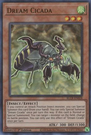 Dream Cicada (Ultra Rare) [BLCR-EN028] 1st Edition