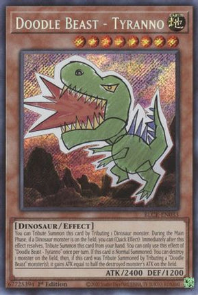 Doodle Beast - Tyranno (Secret Rare) [BLCR-EN033] 1st Edition