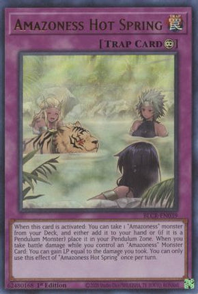 Amazoness Hot Spring (Ultra Rare) [BLCR-EN039] 1st Edition