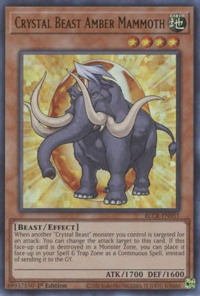 Crystal Beast Amber Mammoth (Ultra Rare) [BLCR-EN051] 1st Edition