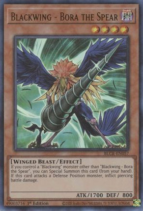 Blackwing - Bora the Spear (Ultra Rare) [BLCR-EN057] 1st Edition