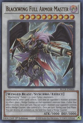Blackwing Full Armor Master (Ultra Rare) [BLCR-EN064] 1st Edition