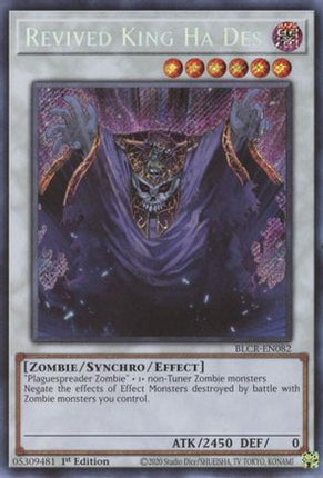 Revived King Ha Des (Secret Rare) [BLCR-EN082] 1st Edition
