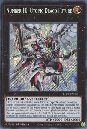 Number F0: Utopic Draco Future (Secret Rare) [BLCR-EN085] 1st Edition