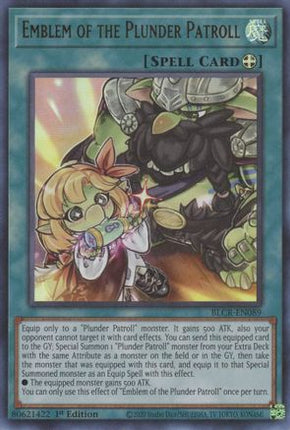 Emblem of the Plunder Patroll (Ultra Rare) [BLCR-EN089] 1st Edition