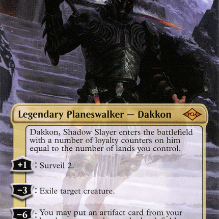 Dakkon, Shadow Slayer (Borderless) [Modern Horizons 2]