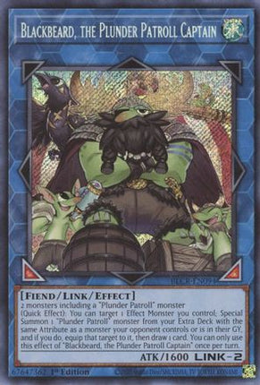 Blackbeard, the Plunder Patroll Captain (Secret Rare) [BLCR-EN094] 1st Edition