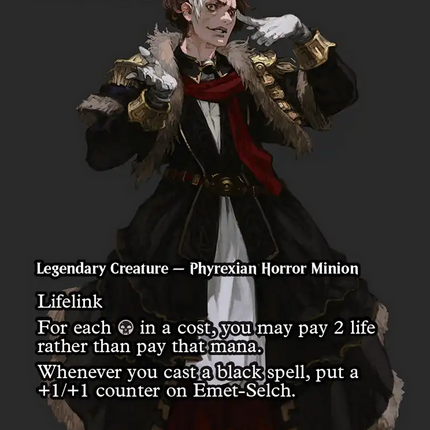 Emet-Selch, Ascian - K'rrik, Son of Yawgmoth (Showcase) [FINAL FANTASY: Through the Ages]