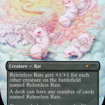 Relentless Rats (Borderless) [Secret Lair Drop] Foil