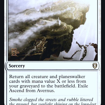 Ascend from Avernus [Battle for Baldur's Gate Promos] Prerelease Foil