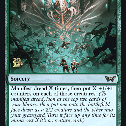 Valgavoth's Onslaught [Duskmourn: House of Horror Promos] Prerelease Foil