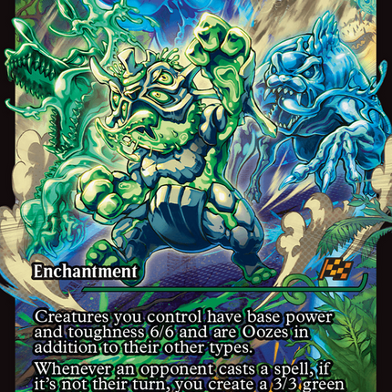 March of the World Ooze (Showcase) [Aetherdrift] Foil