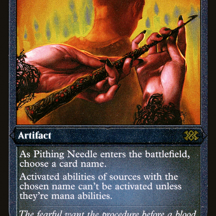 Pithing Needle [Double Masters 2022] Etched Foil