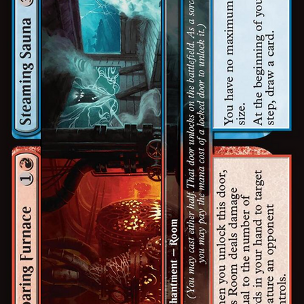 Roaring Furnace // Steaming Sauna [Duskmourn: House of Horror Promos] Foil